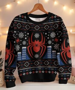 Spiderman,New York City Christmas Ugly Sweater 4 Spiderman,New York City Christmas Ugly Sweater