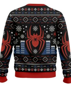 Spiderman,New York City Christmas Ugly Sweater 6 Spiderman,New York City Christmas Ugly Sweater