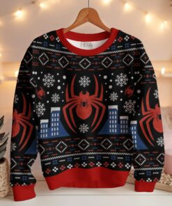 Spiderman,New York City Christmas Ugly Sweater 9 Spiderman,New York City Christmas Ugly Sweater