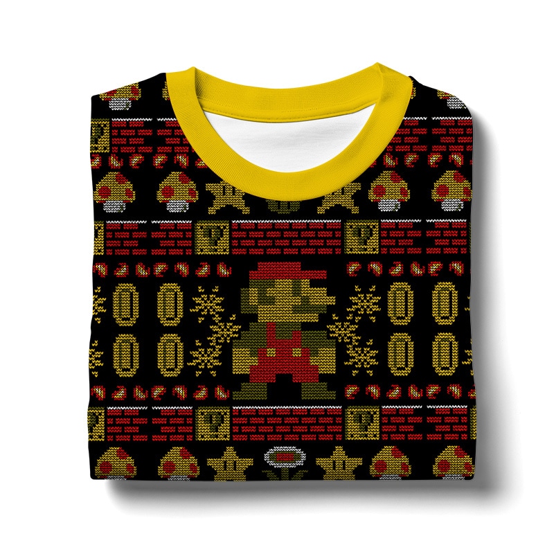 ANDY260924DKD5-mk1.jpg Super Mario, Christmas Ugly Sweater