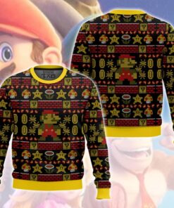 Super Mario, Christmas Ugly Sweater 2 Super Mario, Christmas Ugly Sweater