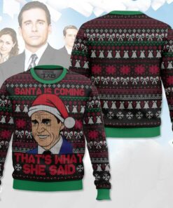 The Office That's What She Said, Christmas Ugly Sweater 2 The Office That's What She Said, Christmas Ugly Sweater