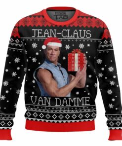 Jean Claus Van Damme Christmas Ugly Sweater
