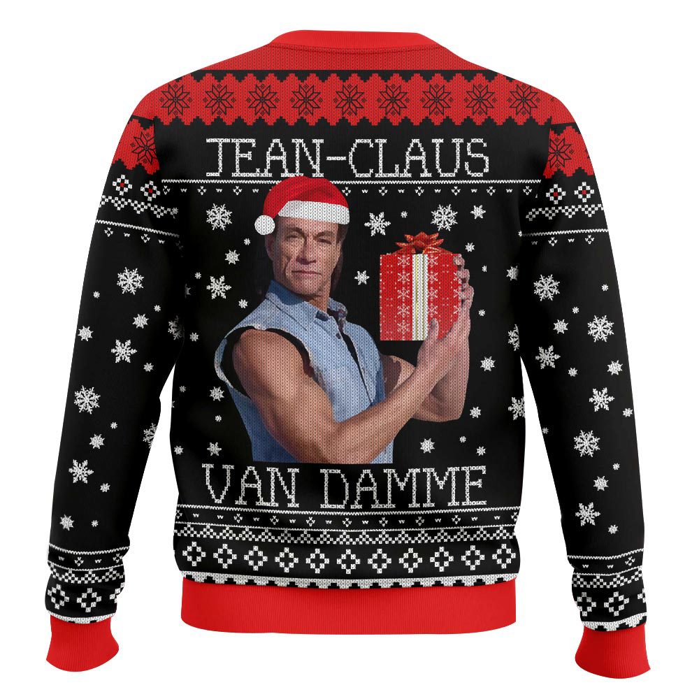 ANDY300924TTT3-mk2_back.jpg Jean Claus Van Damme Christmas Ugly Sweater