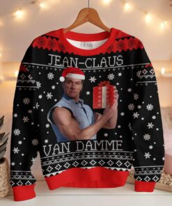 Jean Claus Van Damme Christmas Ugly Sweater 4 Jean Claus Van Damme Christmas Ugly Sweater