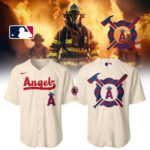 Angels x Firefighter Appreciation Night Jersey Gift For Baseball Lover