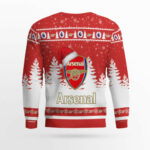Arsenal FC 3D Christmas Ugly Sweater Gift For Fan