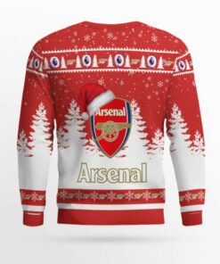 Arsenal FC 3D Christmas Ugly Sweater Gift For Fan 2 Arsenal FC 3D Christmas Ugly Sweater Gift For Fan