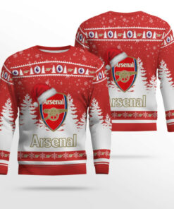 Arsenal FC 3D Christmas Ugly Sweater Gift For Fan
