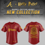 Atlanta Braves x Harry Potter Night Gryffindor House Jersey Baseball Father’s Day Gifts