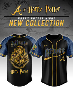 Atlanta Braves x Harry Potter Night Jersey Baseball Fan Merch Gifts For Him