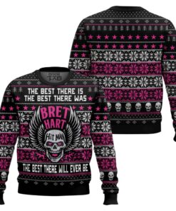Brett Hart Hitman Ugly Sweater 2 Brett Hart Hitman Ugly Sweater