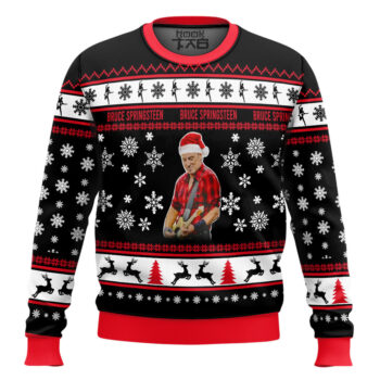 Bruce Springsteen E Street Band Christmas Ugly Sweater
