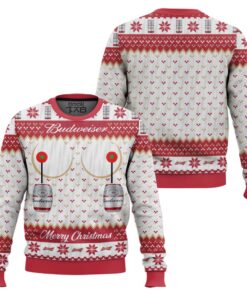 Budweiser Titties Funny Ugly Sweater 2 Budweiser Titties Funny Ugly Sweater