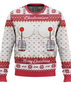 Budweiser Titties Funny Ugly Sweater