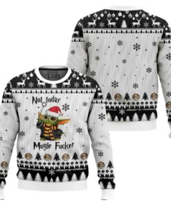 Baby Yoda Muggle Fucker Ugly Sweater 2 Baby Yoda Muggle Fucker Ugly Sweater