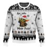 Baby Yoda Muggle Fucker Ugly Sweater 4 Baby Yoda Muggle Fucker Ugly Sweater