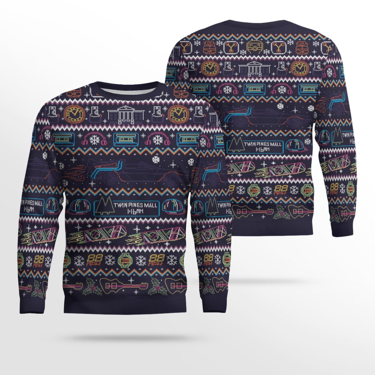 Back To The Future Christmas Jumper Ugly Sweater