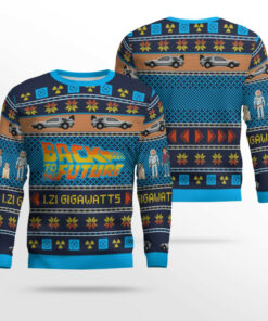 Back To The Future Ugly Christmas Sweater