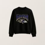 Baltimore Ravens Logo 2025 Crewneck Sweatshirt