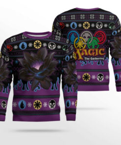 Black Lotus Magic the Gathering Ugly Christmas Sweater
