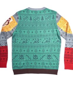 Boba Fett Difuzed Christmas Ugly Sweater
