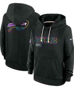 Buffalo Bills Black 2025 Crucial Catch Sideline Standard Issue Hoodie