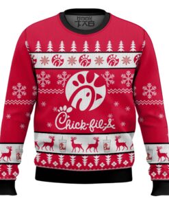 Chick Fil A Christmas Ugly Sweater Special Gift For Xmas