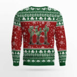 Cactus Wearing Cowboy Boots Ugly Christmas Sweater