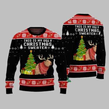 Capybara Holiday Ugly Christmas Sweater