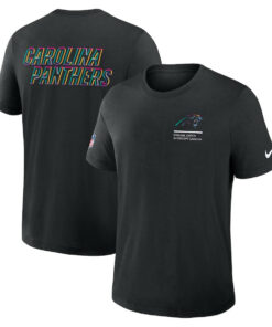 Carolina Panthers Black 2025 Crucial Catch T-Shirt