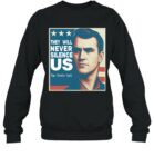 Charlie Kirk They Will Never Silence Us T-Shirt