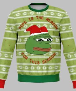Christmas Sad Pepe The Frog Meme Ugly Christmas Sweater