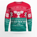 Christmas Vacation Jolliest Bunch of A*Holes Red and Green Ugly Christmas Sweater
