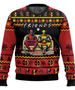 F.R.I.E.N.D.S Deadpool Wolverine Ugly Sweater