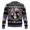 Disney Villains On The Naughty List Ugly Sweater 4 Disney Villains On The Naughty List Ugly Sweater