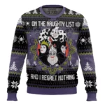 Disney Villains On The Naughty List Ugly Sweater