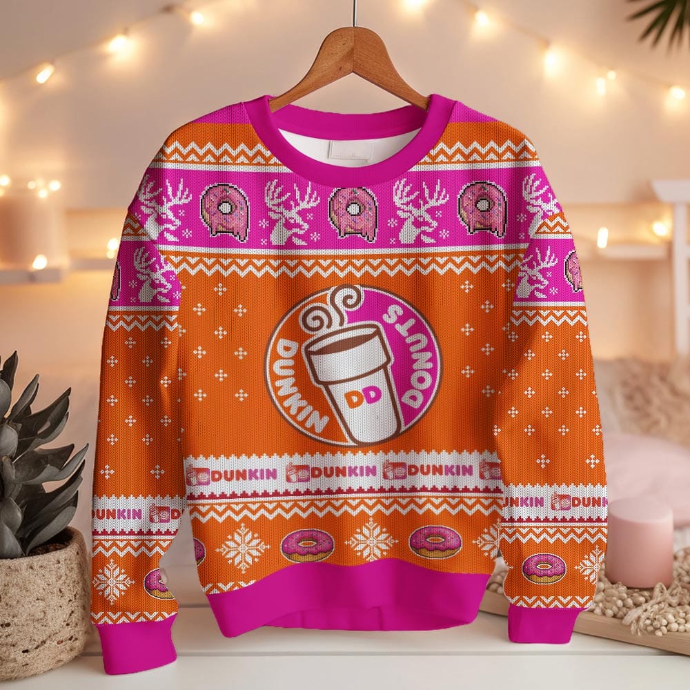 DQB091324007-mk3.jpg Dunkin' (formerly Dunkin' Donuts) Ugly Sweater