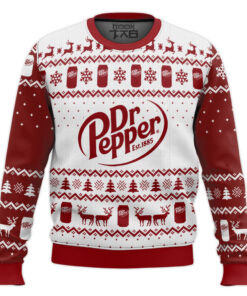 Dr Pepper Ugly Christmas Sweater 2025