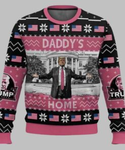 Daddy?s Home Trump Christmas Ugly Christmas Sweater