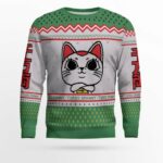 Dandadan Turbo Granny Holiday Ugly Christmas Sweater