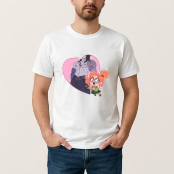 Deadlock Cute Anime Girl And Frankenstein Monster T Shirt