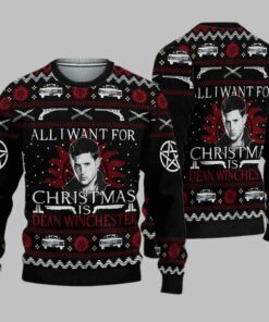 Dean Winchester Ugly Christmas Sweater