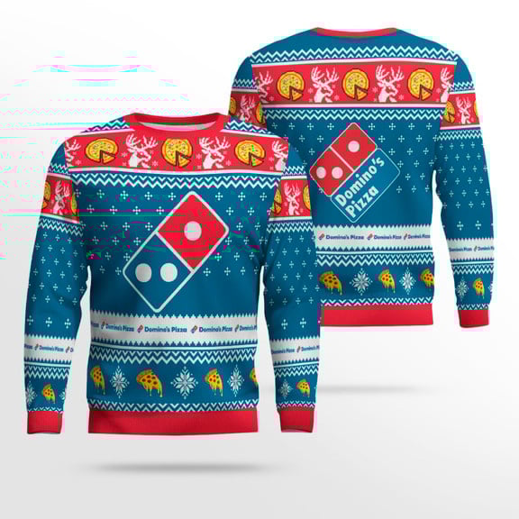 Domino's Pizza Ugly Sweater Domino's Pizza Ugly Sweater