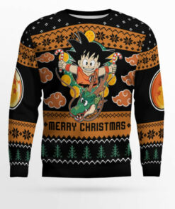 Dragon Ball Z Christmas Ugly Sweater