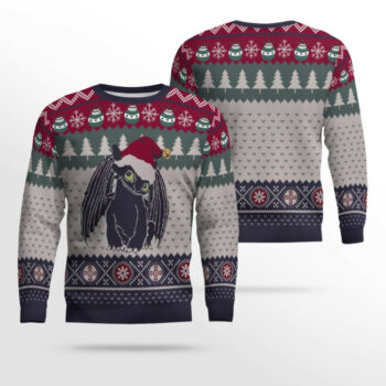 DreamWorks How to Train Your Dragon Holiday Ugly Christmas Sweater