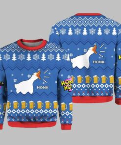 Duck Honk Honk Goose Ugly Christmas Sweater