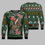 Elephant I Didn’t Fart My Butt Blew You A Kiss Ugly Christmas Sweater