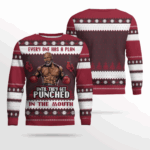 Everyone Has A Plan Until They Get Punched In The Mouth Ugly Christmas Sweater