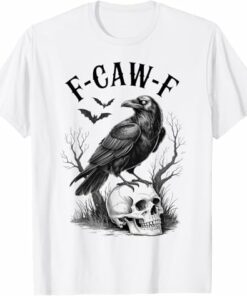 F-Caw-F Funny Black Crow T-Shirt